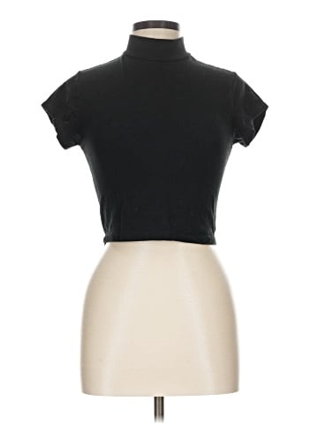 Ambiance Apparel Short Sleeve Turtleneck (view 1)