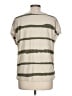 Cato Stripes Tan Short Sleeve T-Shirt Size L - photo 2