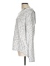 Cupio Metallic Silver Pullover Sweater Size L - photo 5