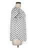 41Hawthorn 100% Polyester Polka Dots Ivory Short Sleeve Blouse Size M - photo 4