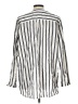 Lands' End 100% Cotton Stripes Ivory Long Sleeve Blouse Size L - photo 2