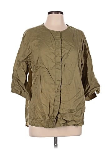 J.Crew 3/4 Sleeve Button-Down Shirt (view 1)
