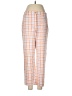 Ann Taylor Checkered-gingham Orange Casual Pants Size 6 - photo 1