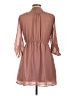J for Justify 100% Polyester Brown Casual Dress Size L - photo 2