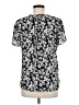 Daniel Rainn 100% Polyester Black Short Sleeve Blouse Size M - photo 2