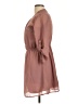 J for Justify 100% Polyester Brown Casual Dress Size L - photo 5