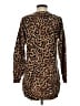 Chico's Animal Print Brown Pullover Sweater Size S - photo 2