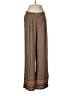 Cato 100% Rayon Print Brown Casual Pants Size M - photo 1