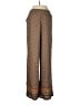Cato 100% Rayon Print Brown Casual Pants Size M - photo 2