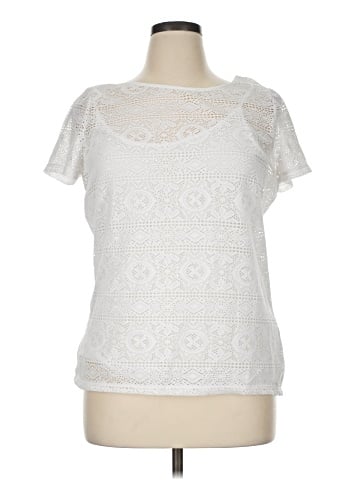Lauren by Ralph Lauren Short Sleeve Top (view 1)