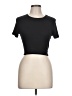 Boture Black Short Sleeve Top Size L - photo 1