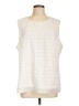 Calvin Klein Ivory Sleeveless Blouse Size L (estimated) - photo 1