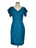 Ellen Tracy 100% Polyester Teal Cocktail Dress Size 4 - photo 1