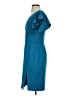 Ellen Tracy 100% Polyester Teal Cocktail Dress Size 4 - photo 5