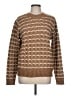 Falls Creek Print Brown Pullover Sweater Size L - photo 1