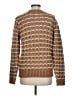 Falls Creek Print Brown Pullover Sweater Size L - photo 2