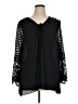 Catherines 100% Polyester Black 3/4 Sleeve Blouse Size 0X - photo 1