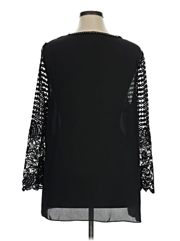 Catherines 3/4 Sleeve Blouse (view 2)
