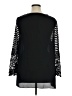 Catherines 100% Polyester Black 3/4 Sleeve Blouse Size 0X - photo 2