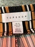 Topshop 100% Polyester Stripes Black Casual Pants Size 8 - photo 7