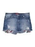 Guess Floral Blue Denim Shorts Size 27 waist - photo 1