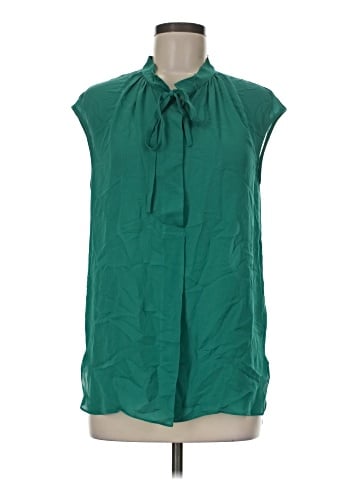Vince. Sleeveless Silk Top (view 1)