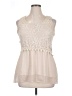Studio Y 100% Polyester Ivory Sleeveless Blouse Size XL - photo 1