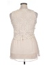 Studio Y 100% Polyester Ivory Sleeveless Blouse Size XL - photo 2