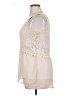 Studio Y 100% Polyester Ivory Sleeveless Blouse Size XL - photo 5