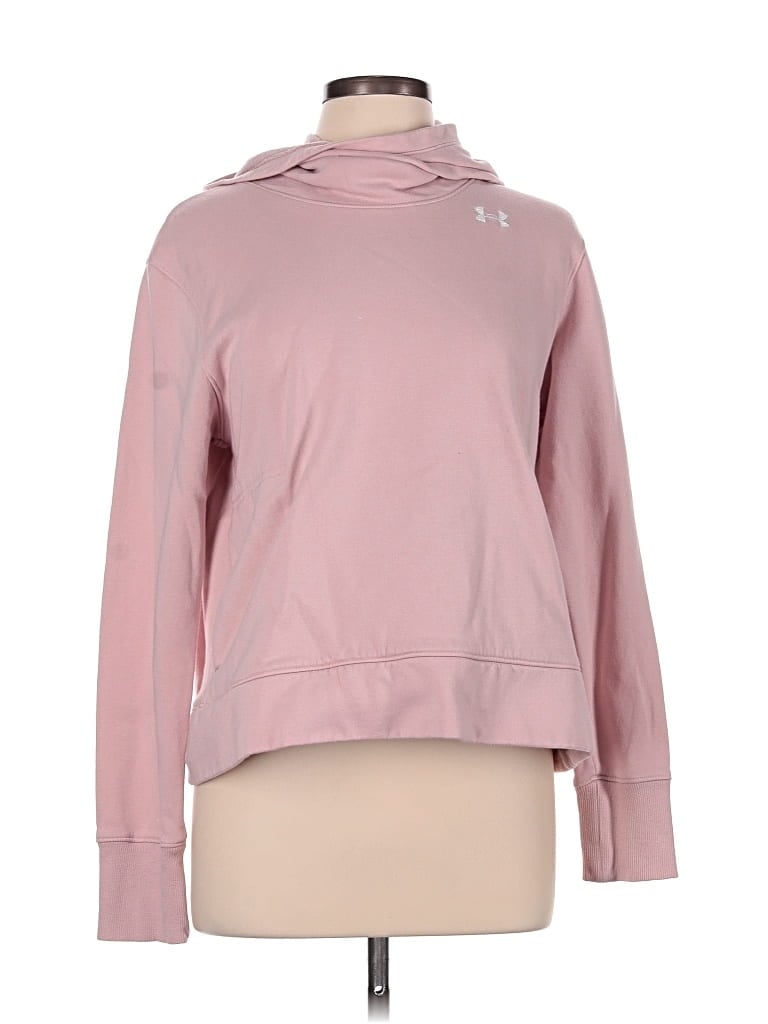 Pre-owned Under Armour Sweatshirt In Pink