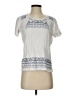 Preswick & Moore 100% Cotton Silver Short Sleeve Top Size S (petite) - photo 1