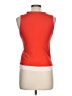Zara 100% Cotton Orange Sleeveless Top Size L - photo 2