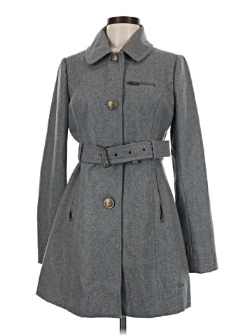 Tulle Wool Coat (view 1)