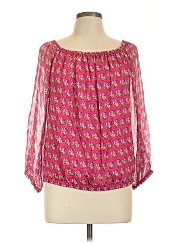 Diane von Furstenberg 3/4 Sleeve Silk Top (view 1)