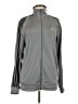 Adidas 100% Polyester Gray Track Jacket Size M - photo 1