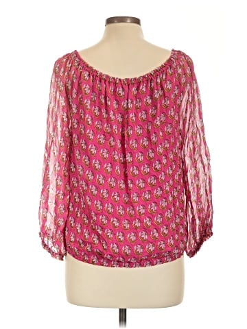 Diane von Furstenberg 3/4 Sleeve Silk Top (view 2)