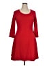 Old Navy Solid Red Casual Dress Size XL - photo 1