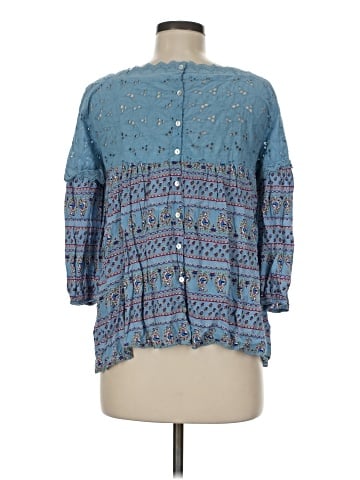 Entro 3/4 Sleeve Blouse (view 2)