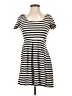 Forever 21 Stripes Black Casual Dress Size S - photo 1