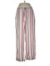 Rafaella Stripes Pink Linen Pants Size L - photo 1