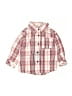DKNY Plaid Red Long Sleeve Button-Down Shirt 9-12 MO / 12 MO - photo 1