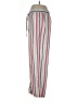 Rafaella Stripes Pink Linen Pants Size L - photo 5