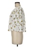 Soprano White Short Sleeve Blouse Size M - photo 5
