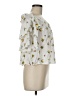 Soprano White Short Sleeve Blouse Size M - photo 4