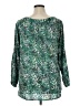 Soft Surroundings 100% Rayon Green Long Sleeve Blouse Size 1X - photo 2