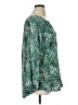 Soft Surroundings 100% Rayon Green Long Sleeve Blouse Size 1X - photo 4