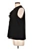 Nine West 100% Polyester Black Sleeveless Blouse Size L - photo 5