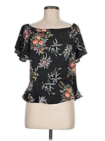 NANETTE Nanette Lepore Short Sleeve Blouse (view 1)