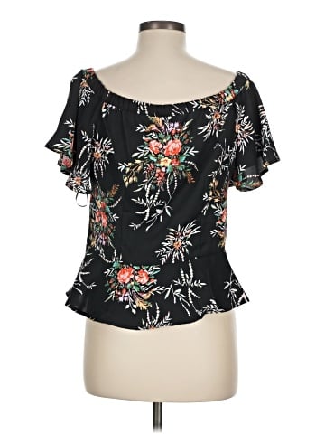 NANETTE Nanette Lepore Short Sleeve Blouse (view 2)