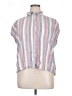 Orvis Stripes Pink Short Sleeve Blouse Size XL - photo 1